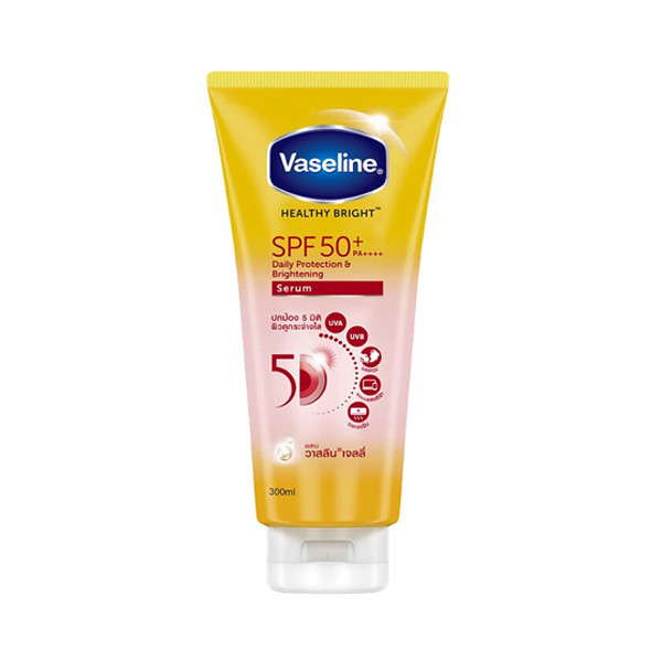 Sữa Dưỡng Thể Vaseline Healthy Bright 50X Sun + Pollution Protection Concentrated Brightening Serum (300ml)