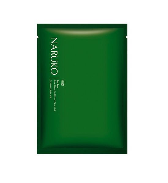 Mặt Nạ Trị Mụn, Kiểm Soát Dầu Chiết Xuất Tràm Trà Naruko Tea Tree Shine Control & Blemish Clear Mask (26ml)