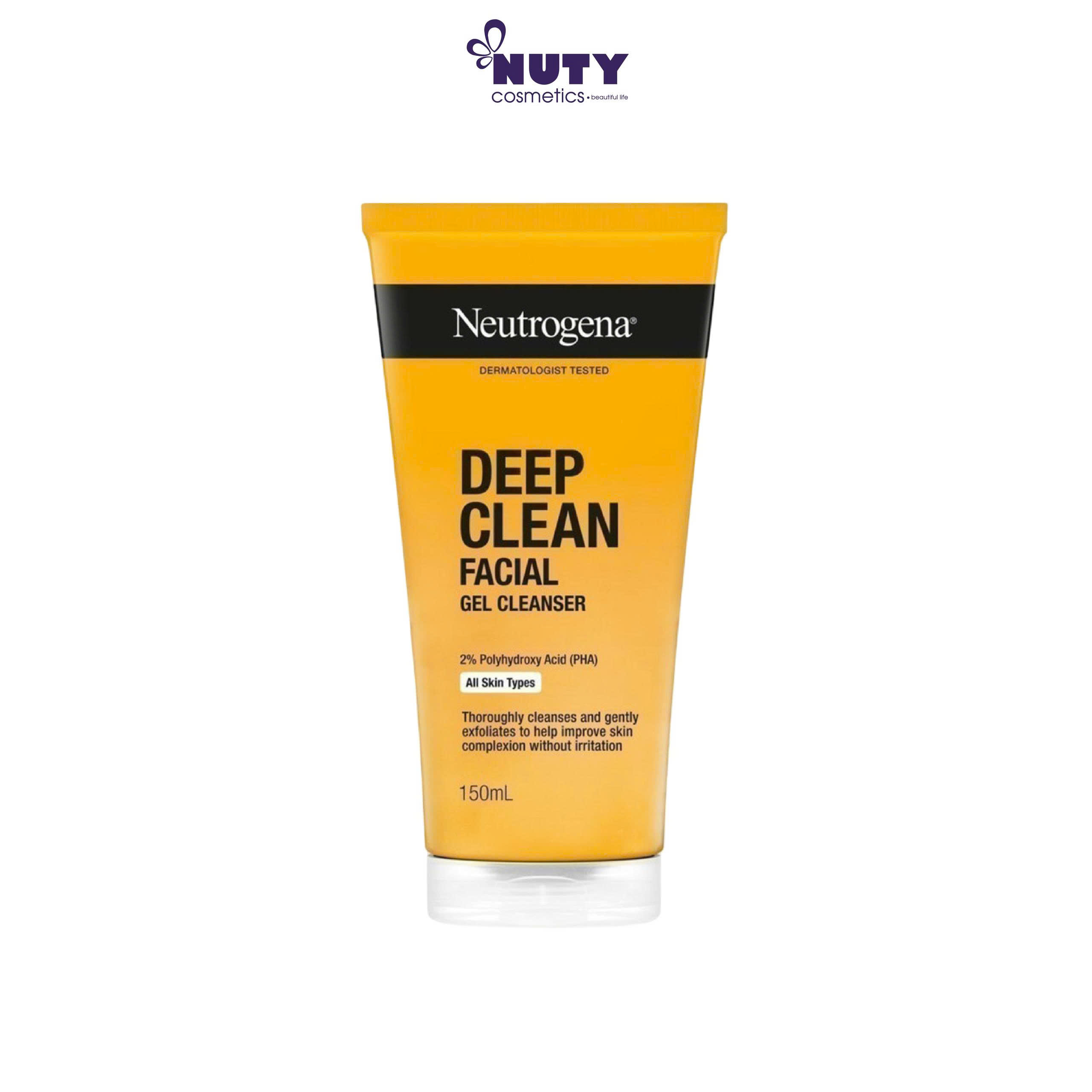 Sữa Rửa Mặt Làm Sạch Sâu Neutrogena Deep Clean Facial Cleanser (150ml)