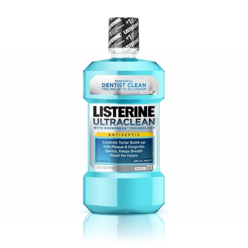 Nước Súc Miệng Listerine Ultraclean Cool Mint Antiseptic Mouthwash (1.5L)
