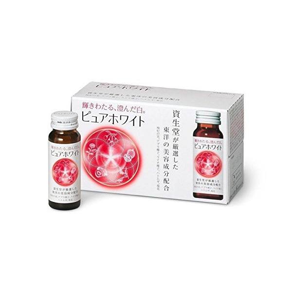 Nước Uống Dưỡng Trắng Da Shiseido Pure White Wolfberry   (50ml x 10 lọ)