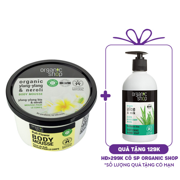 Kem Dưỡng Da Body Organic Shop Ylang Ylang & Neroli Body Mousse (250ml)