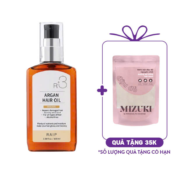 Dầu Dưỡng Hỗ Trợ Phục Hồi Tóc Hư Tổn Raip R3 Argan Hair Oil "Original" (100ml)