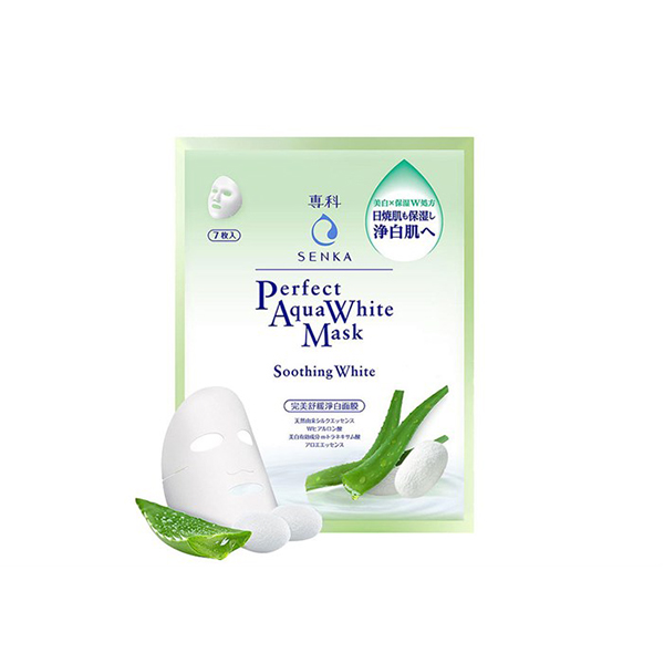 Mặt nạ Senka  Perfect Aqua White Mask - Soothing White (25ml)