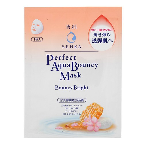 Mặt Nạ Senka Perfect Aqua Bouncy Mask - Bouncy Bright (25ml)