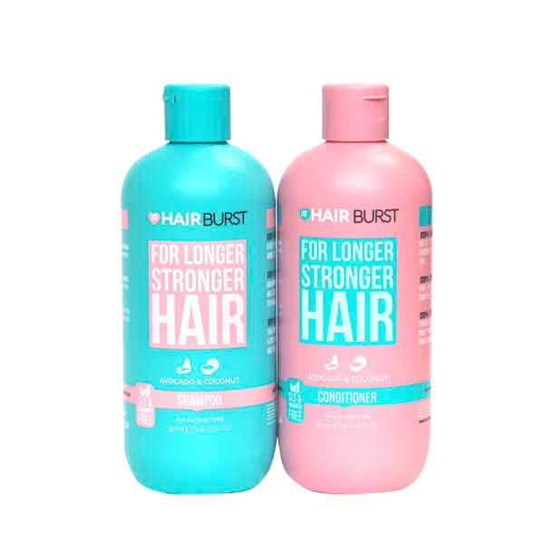 Bộ Dầu Gội & Dầu Xả Hairburst Shampoo & Conditioner For Longer Stronger Hair (2x350ml)