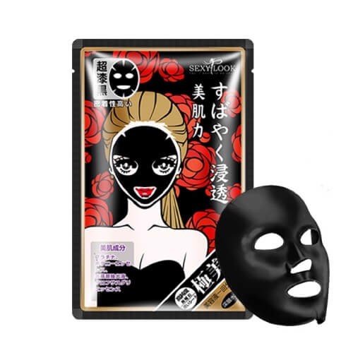 Mặt Nạ Hoa Hồng Dưỡng Ẩm Sexylook Intensive Moisturizng Premium Black Facial Mask (28ml)