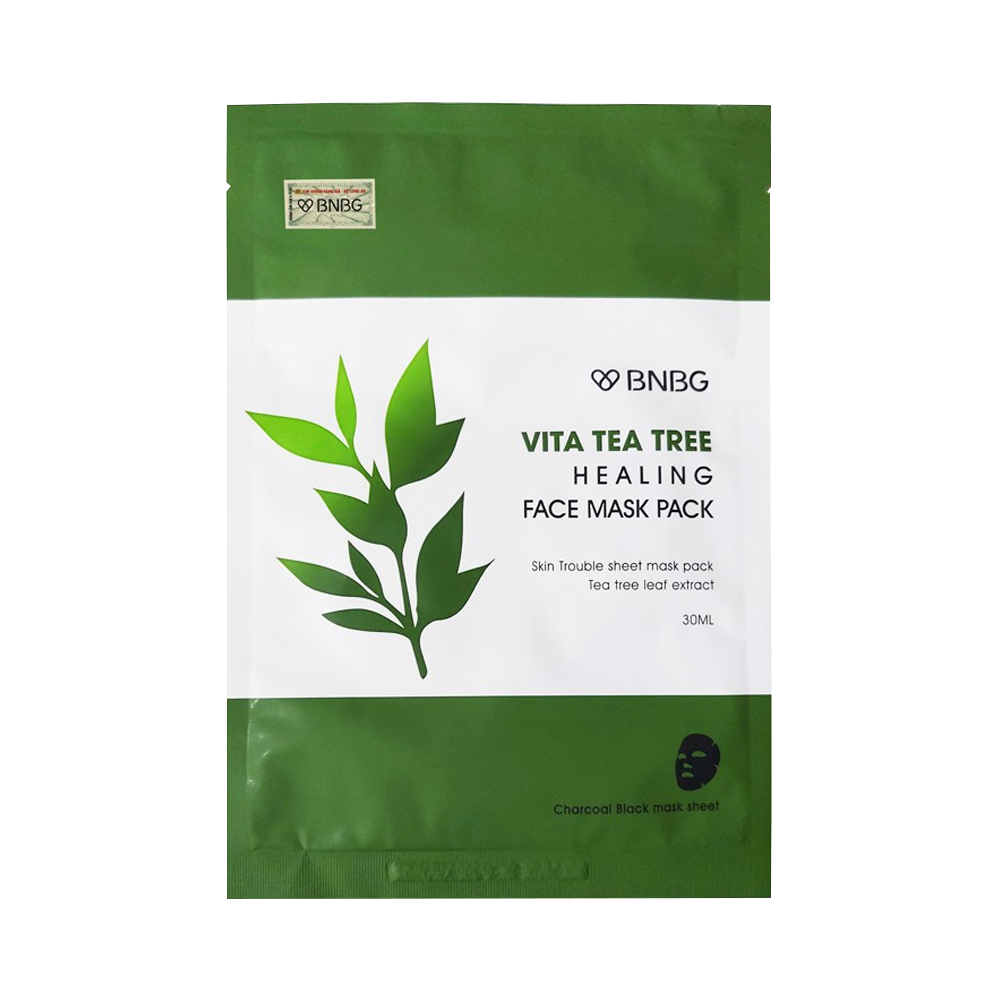 Mặt Nạ Hỗ Trợ Giảm Mụn Chiết Xuất Tràm Trà BNBG Vita Tea Tree Healing Face Mask Pack (30ml)