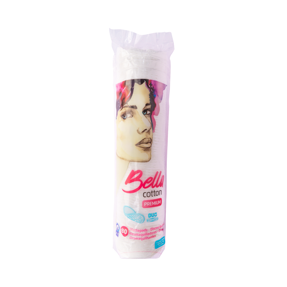 Bông Tẩy Trang Bella Cotton Premium (80 Miếng) ​