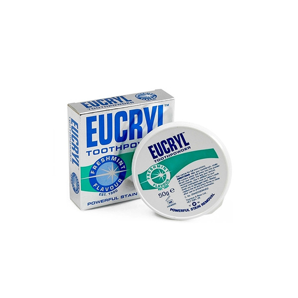 Bột Tẩy Hỗ Trợ Trắng Răng Eucryl Toothpowder (50g)