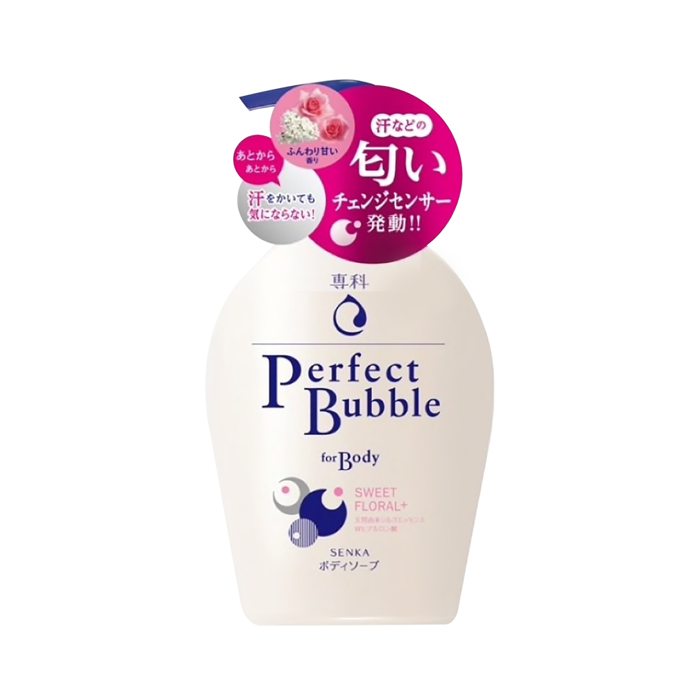 Sữa Tắm Senka Perfect Bubble For Body Sweet Floral+ (500ml)