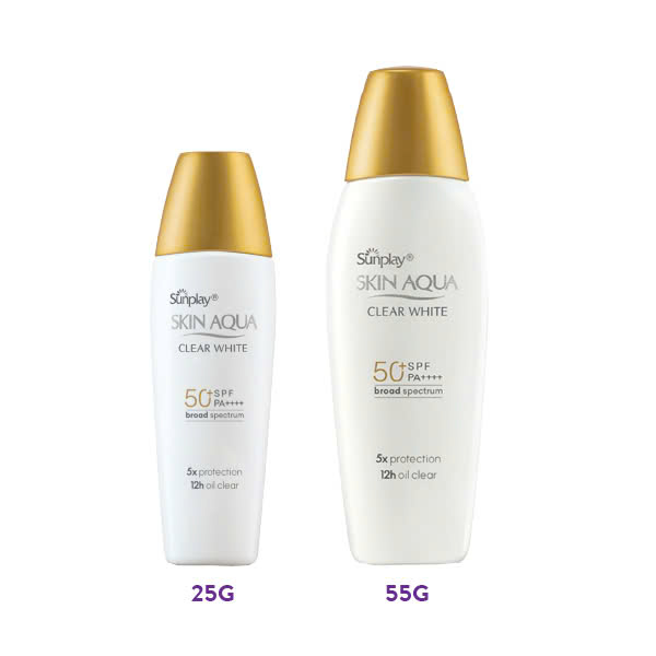 Sữa Chống Nắng Dưỡng Da Trắng Mịn Sunplay Skin Aqua Clear White SPF 50+, PA++++