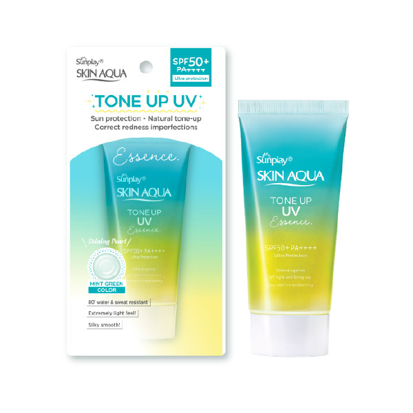 Kem Chống Nắng Sunplay Skin Aqua Tone Up UV Essence Mint Green SPF 50+ PA++++ (50g)