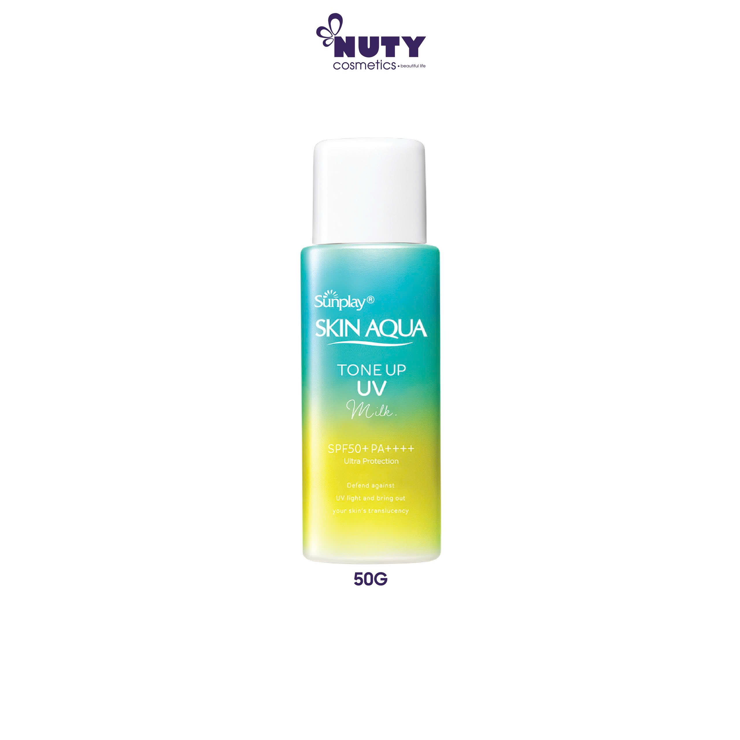 Sữa Chống Nắng Sunplay Skin Aqua Tone Up UV Milk Mint Green Color SPF50+/PA++++ (50g)