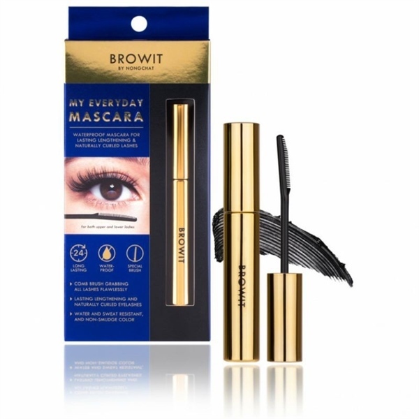 Mascara Làm Dày Và Dài Mi NongChat Browit My Everyday Mascara #Endless Night (5.5g)