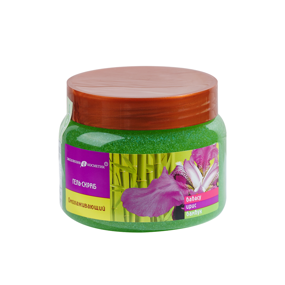 Tẩy Da Chết Toàn Thân Chiết Xuất Dầu Babasu, Hoa Diên Vỹ Và Cây Tre Exclusive Cosmetic Gel Scrub Babas Iris Bamboo (380ml)