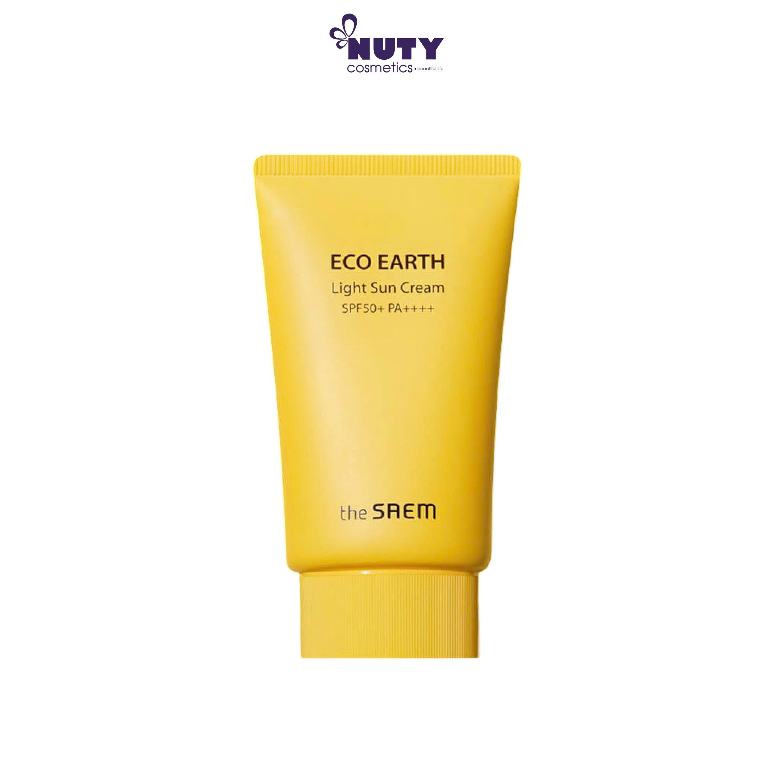 Kem Chống Nắng The SAEM Eco Earth Light Sun Cream SPF50+ PA++++ (50g)