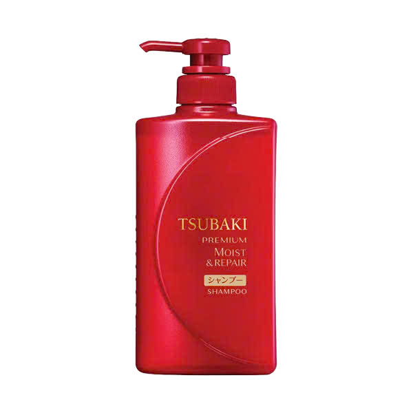 Dầu Gội Dưỡng Tóc Bóng Mượt Tsubaki Premium Moist (490ml) - Màu đỏ