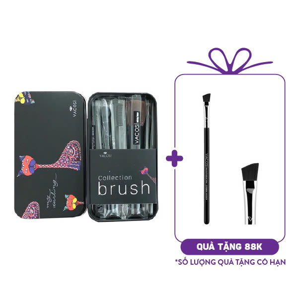 Bộ Cọ Hộp Đen Vacosi My Darling Brush Set BC13 (6pcs)