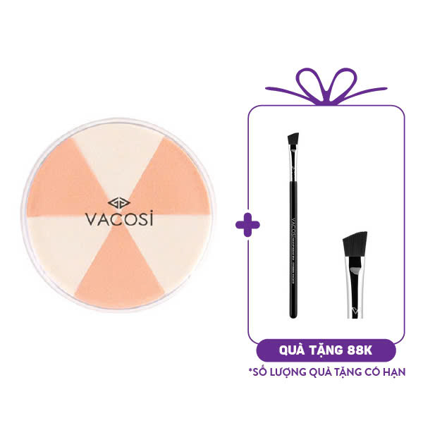 Vacosi Phấn ướt (hộp 6 miếng)