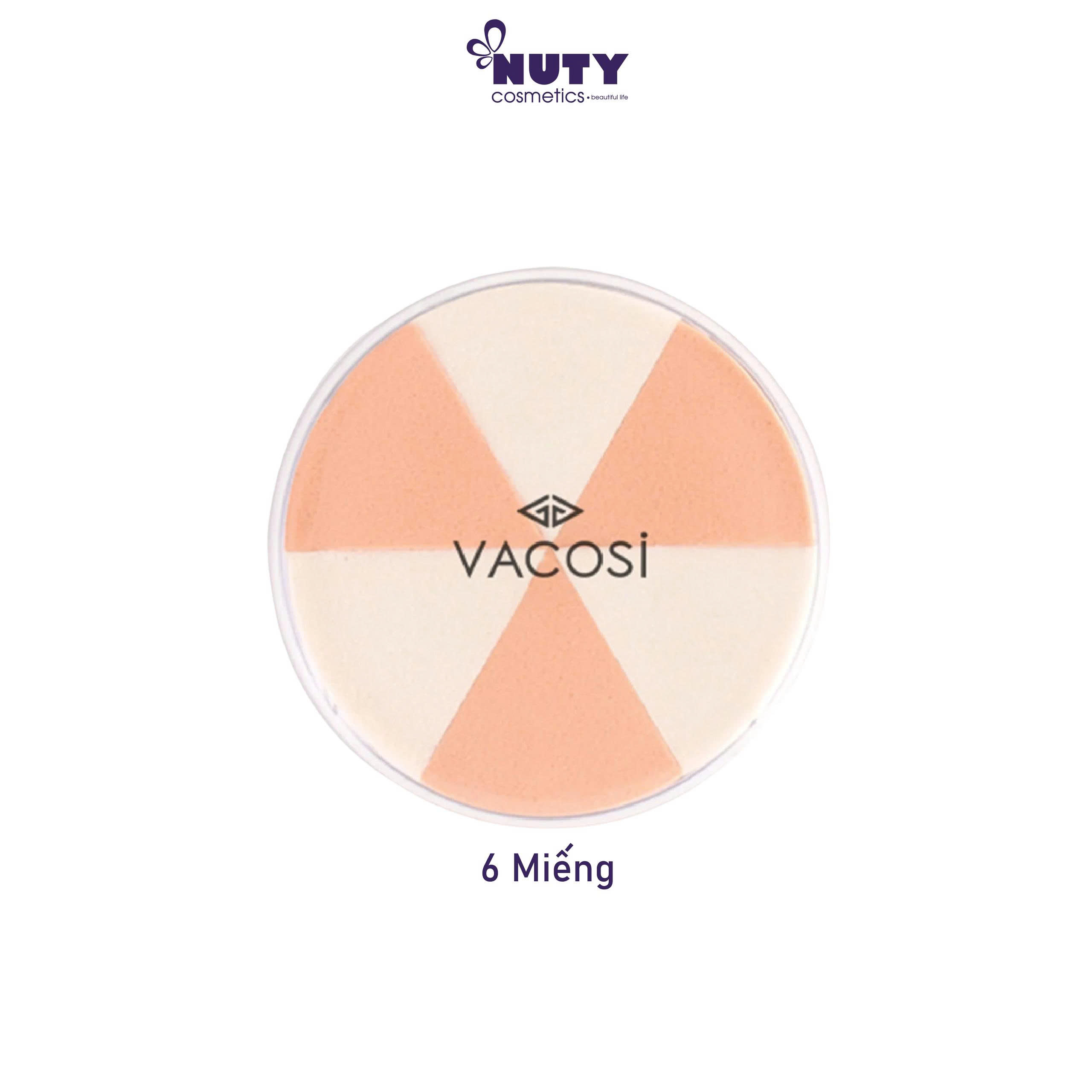 Vacosi Phấn ướt (hộp 6 miếng)