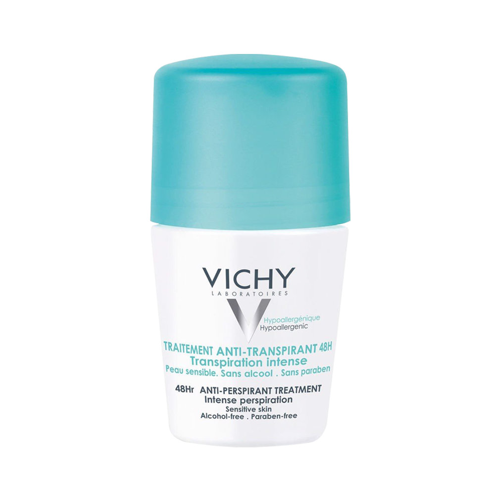Lăn Khử Mùi Vichy Traitement Anti-Transpirant 48h #Xanh (50ml)