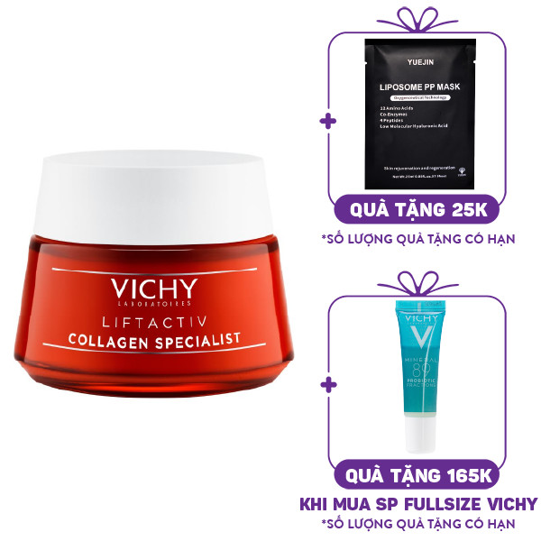 Kem Dưỡng Ngăn Ngừa Lão Hóa Vichy Liftactiv Collagen Specialist Cream (50ml)