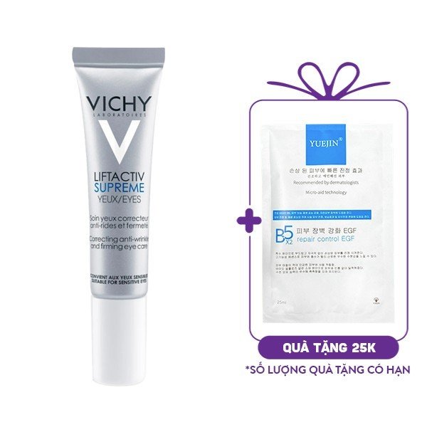 Kem Dưỡng Vùng Mắt Vichy Liftactiv Eyes Supreme Global Anti-Wrinkle & Firming Care (15ml)