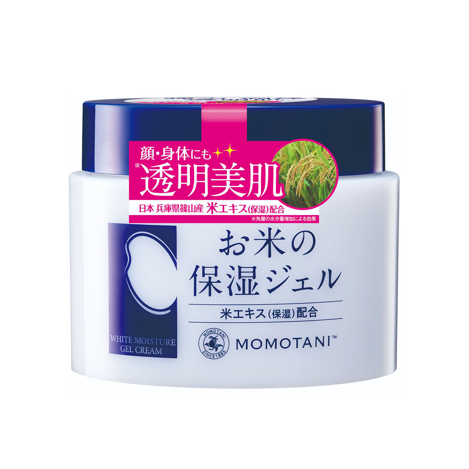 White Moisture Gel Cream Momotani 230g