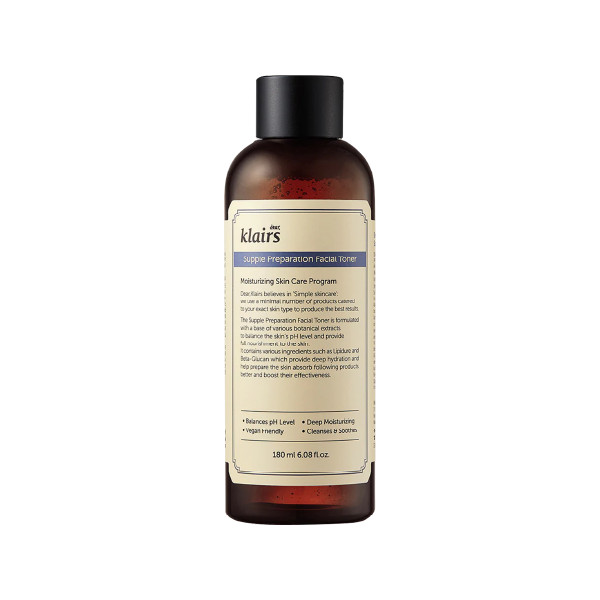 Nước Cân Bằng Dưỡng Ẩm Và Làm Mềm Da Klairs Supple Preparation Facial Toner (180ml)