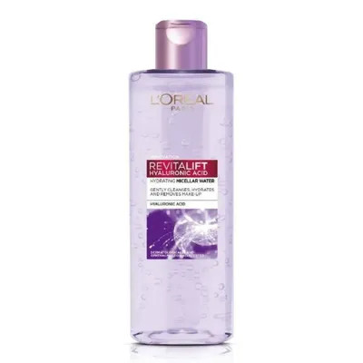 Nước Tẩy Trang Cấp Ẩm & Hỗ Trợ Chống Lão Hoá Chuyên Sâu Loreal Paris Revitalift Hyaluronic Acid Hydrating Micellar Water (400ml)