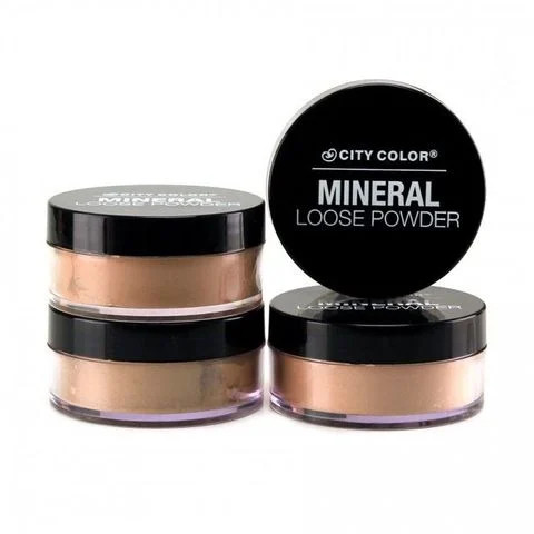 Phấn Phủ Kiềm Dầu City Color Mineral Loose Powder (11.6g)
