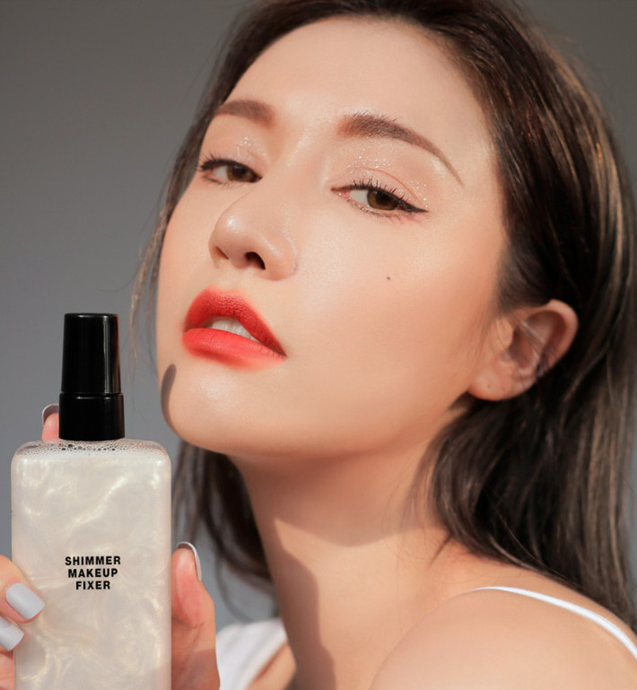 Xịt Khóa Nền Trang Điểm 3CE Shimmer Makeup Fixer (95ml) - Nuty Cosmetics