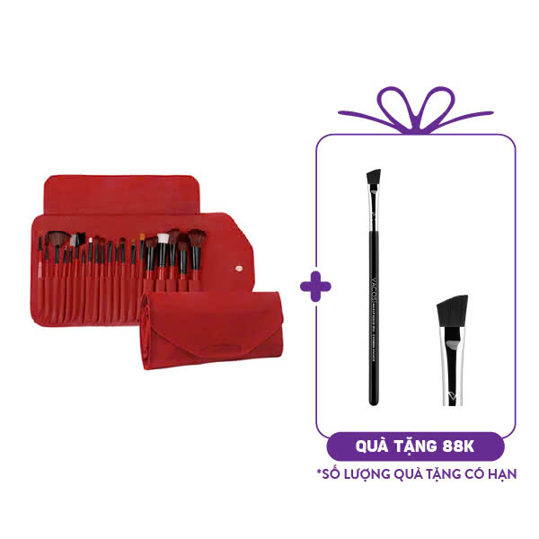 Bộ Cọ Trang Điểm Cá Nhân Nâng Cao Vacosi Advanced Brush Set BC25 (20 Cây)