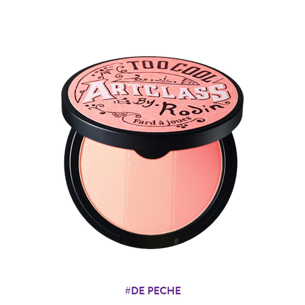 Phấn Má Hồng 3 Màu Too Cool For School Artclass By Rodin Blusher - #De Peche