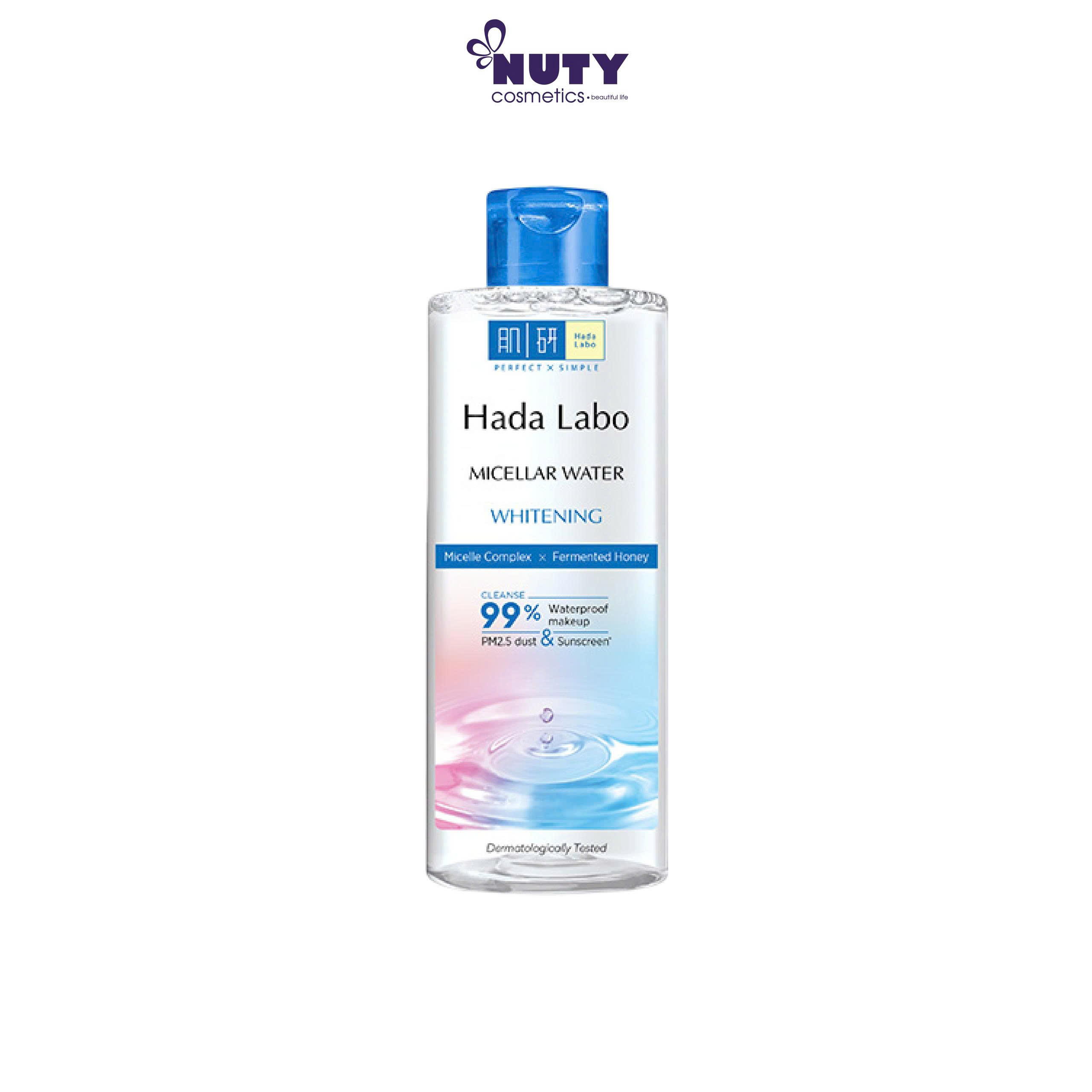 Nước Tẩy Trang Sạch Sâu Hỗ Trợ Dưỡng Sáng Hada Labo Micellar Water Whitening (240ml)