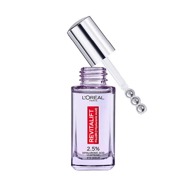 Tinh Chất Giảm Bọng Mắt & Làm Đầy Rãnh Nhăn Loreal Revitalift 2.5% Hyaluronic Acid + Caffeine Eye Serum (20ml)