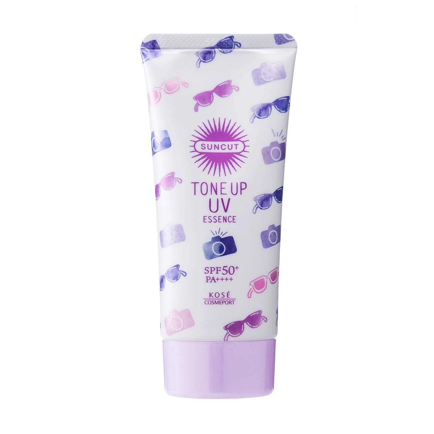 Kose Suncut KCN Tone Up UV Essence SPF50+ #Lavender