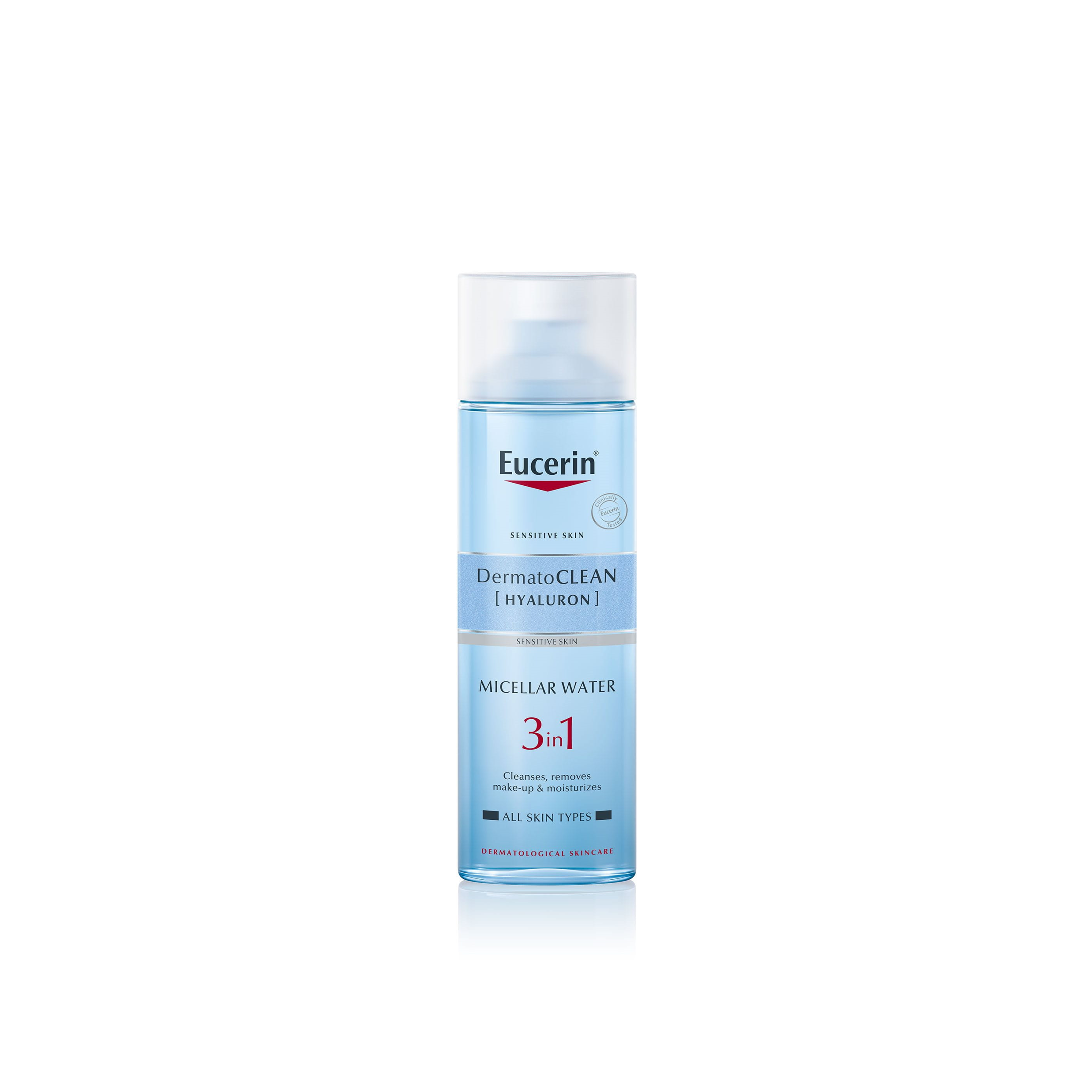 Nước Tẩy Trang Cho Da Nhạy Cảm Eucerin DermatoCLEAN Hyaluron Micellar Water 3in1 For Sensitive Skin (200ml)