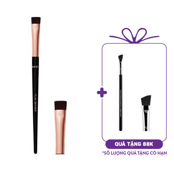 Cọ Định Hình Chân Mày Đầu Bằng Vacosi Flat Definer Brush BR01