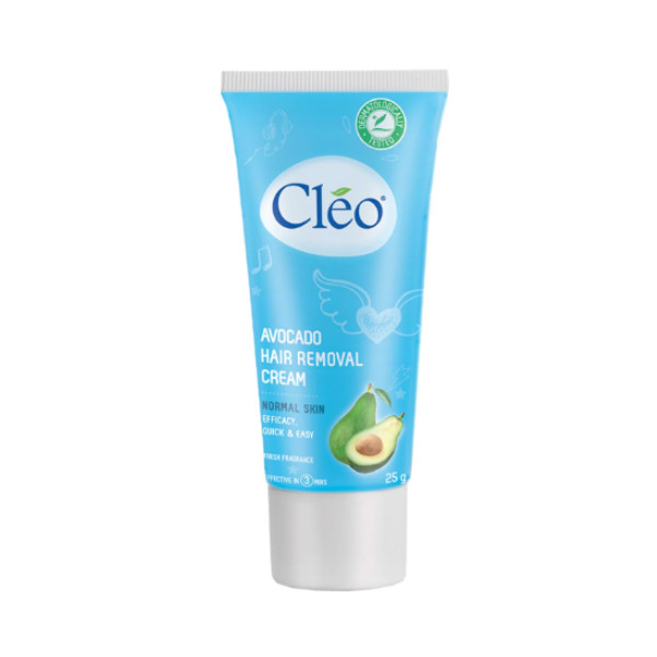 Kem Bơ Tẩy Lông Cho Da Thường Cleo Avocado Hair Removal Cream Normal Skin (25g)