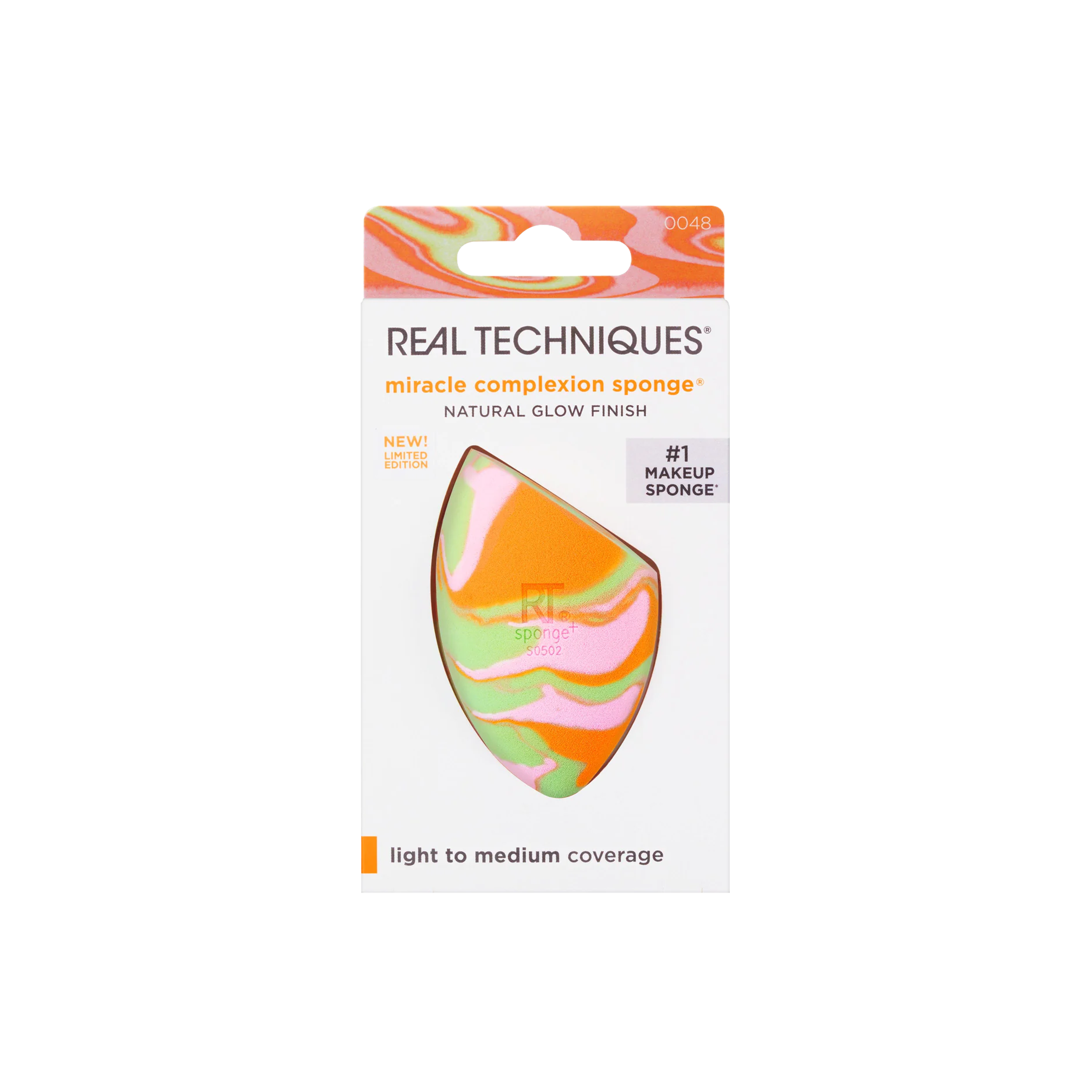 Bông Mút Trang Điểm Real Techniques Miracle Complexion Sponge Orange Swirl Edition