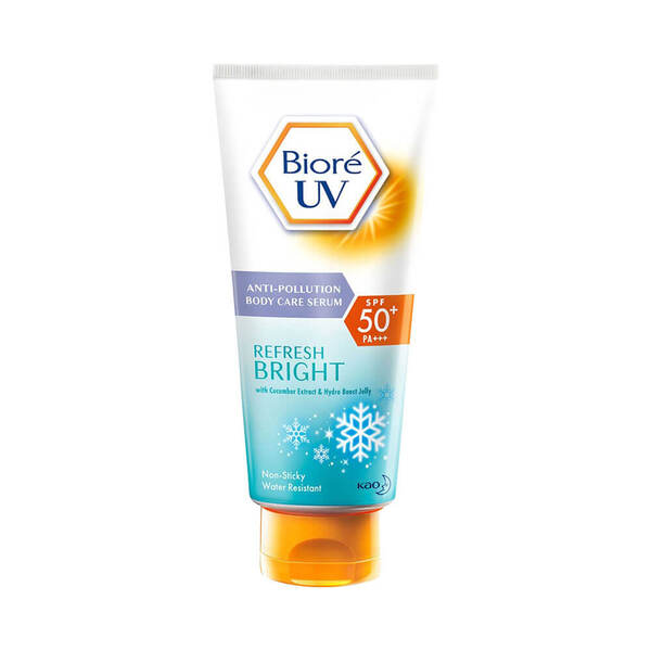 Serum Chống Nắng Dưỡng Thể Bioré Sáng Mịn UV Anti-Pollution Body Care Serum Refresh Bright SPF 50+/PA+++ (50ml)