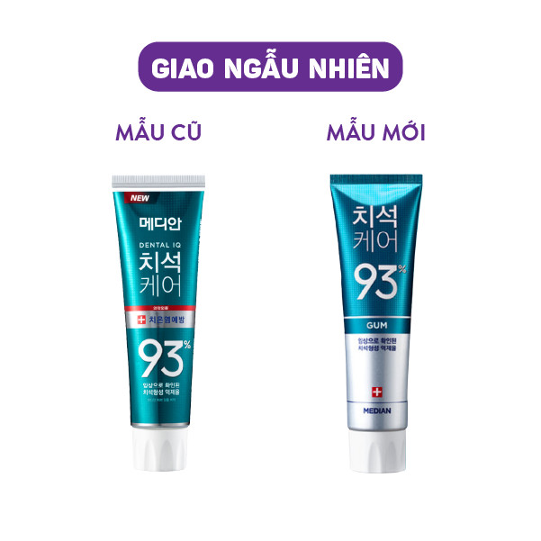 Kem Đánh Răng Median Dental IQ 93% Toothpaste – Xanh Ngọc (120g)