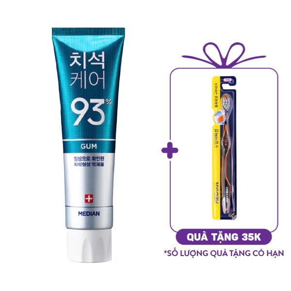Kem Đánh Răng Median Dental IQ 93% Toothpaste – Xanh Ngọc (120g)