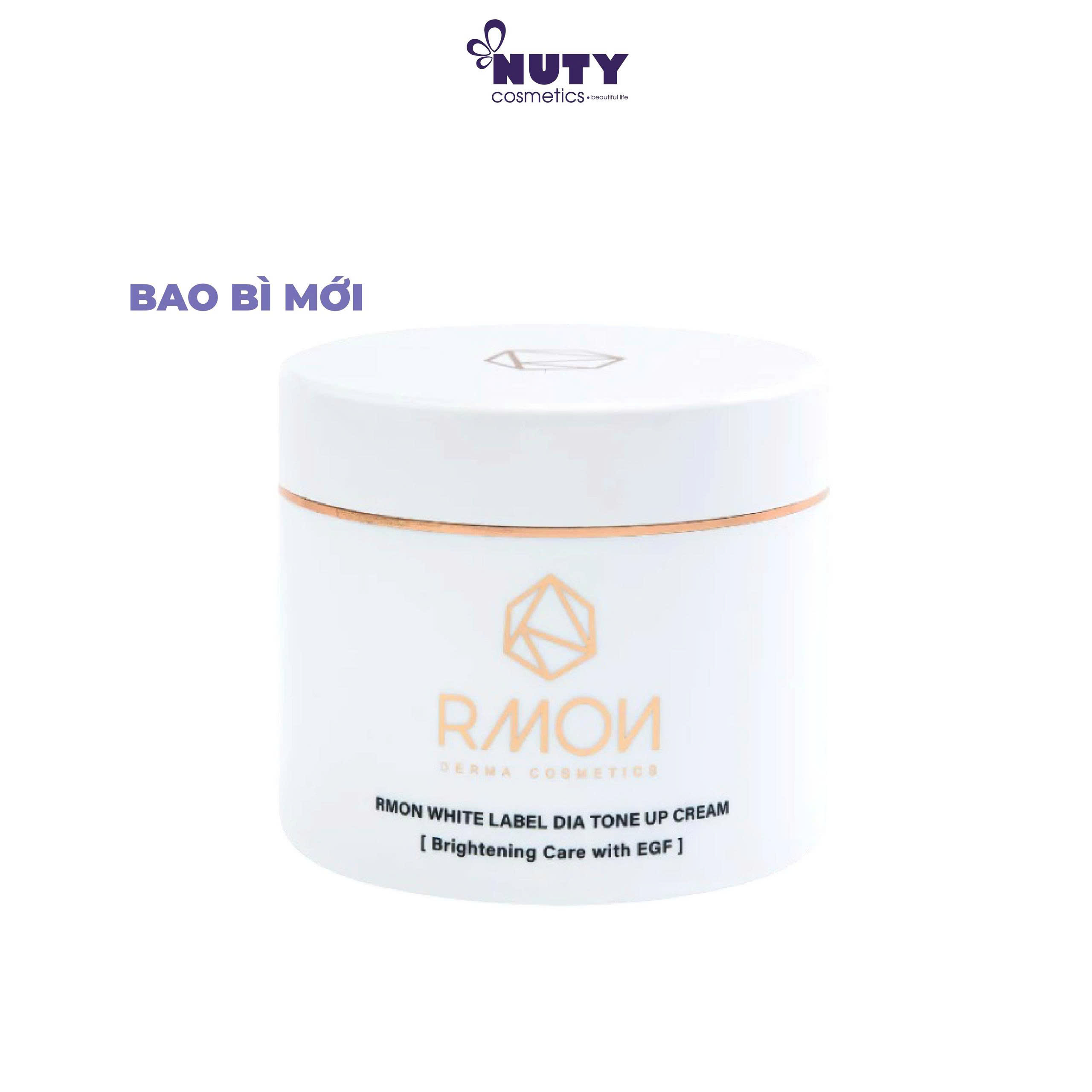 Kem Hỗ Trợ Dưỡng Trắng Da Tế Bào Gốc Rmon White Label Dia Whitening Cream (200ml)