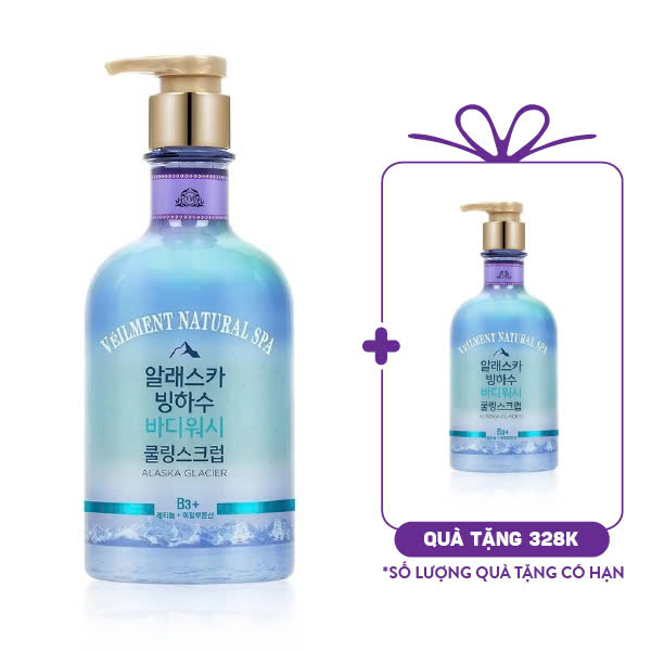 Sữa Tắm Hạt On: The Body Veilment Natural Spa (600g)