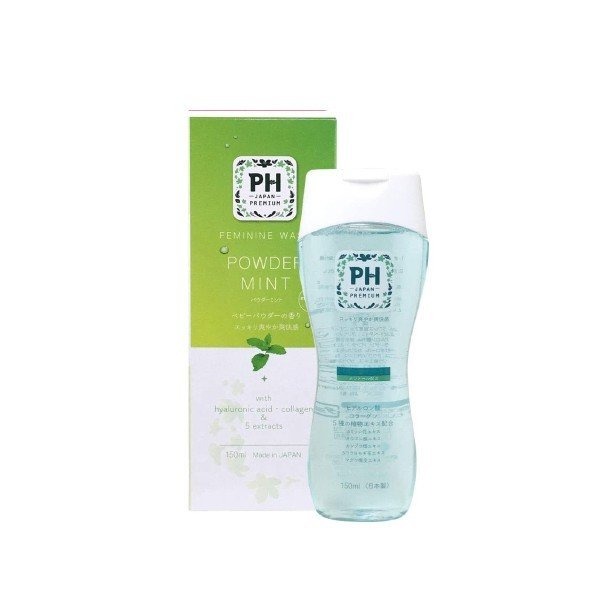Dung Dịch vệ Sinh PH Japan Premium Feminine Wash #Powder Mint - Hương Bạc Hà (150ml)