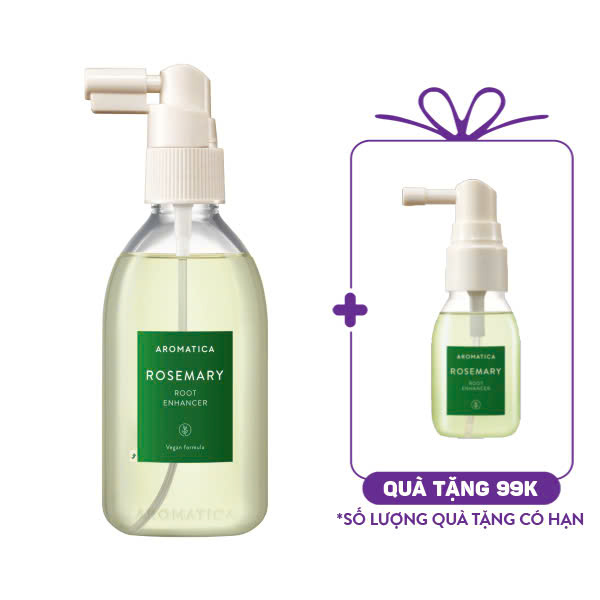 Xịt Dưỡng Chân Tóc Hương Thảo Aromatica Rosemary Root Enhancer (100ml)