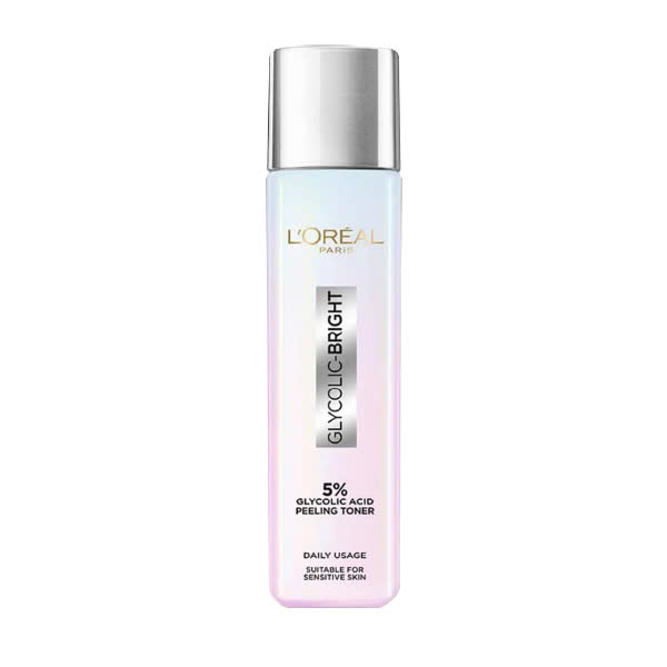 Toner Hỗ Trợ Dưỡng Sáng Da Loreal Glycolic Bright Peeling Toner (128ml)